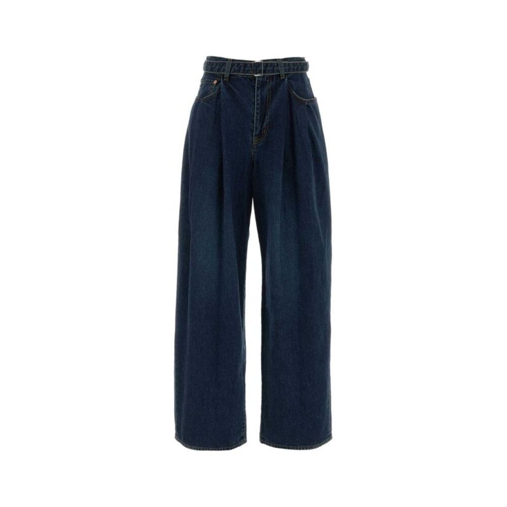 Sacai Women Blue Denim Jeans